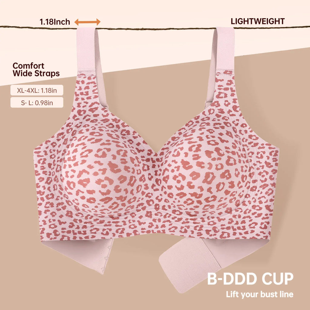 OEAK Women Jelly Bras Wirefree Full Coverage No Underwire Everyday Bras Comfortable Wireless Padded Tshirt Bra #Summervibes